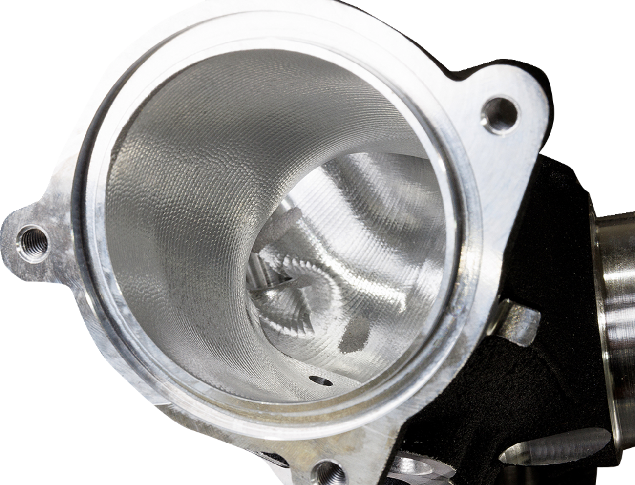 S&S CYCLE CNC-Ported Intake Manifold - M8 - 55 mm - Black 160-0276