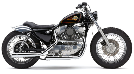 3" Nh Series Slip Ons Chrome Sportsters 91 03