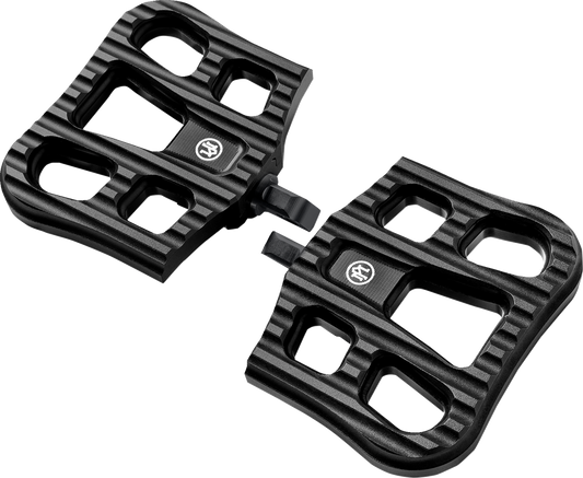 PERFORMANCE MACHINE (PM) Drifter Floorboards - Passenger - Black Ops - FL 0036-1026-SMB