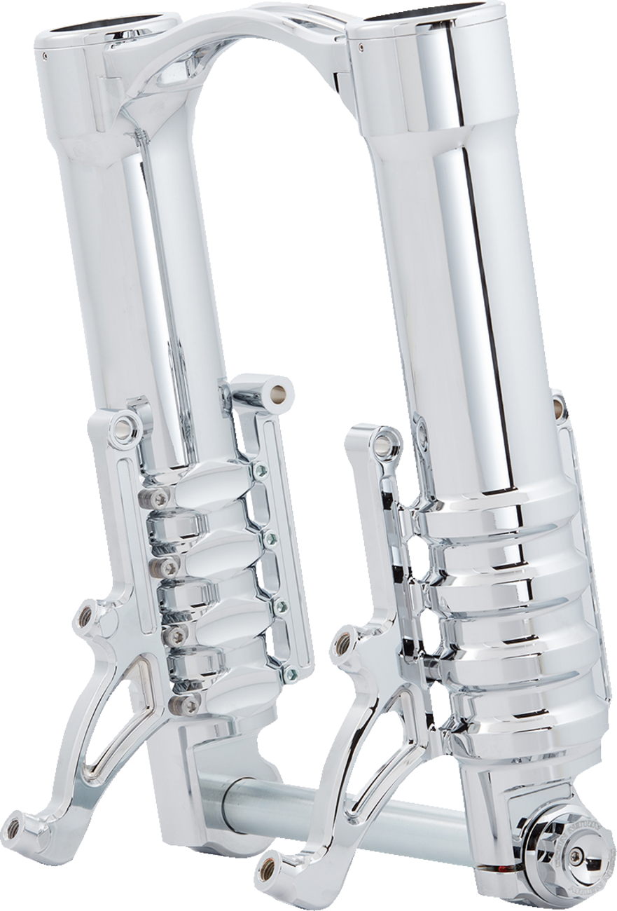 ARLEN NESS Fork Legs - 49 mm - Chrome - For Custom Radial Mount Brake Caliper 120-012