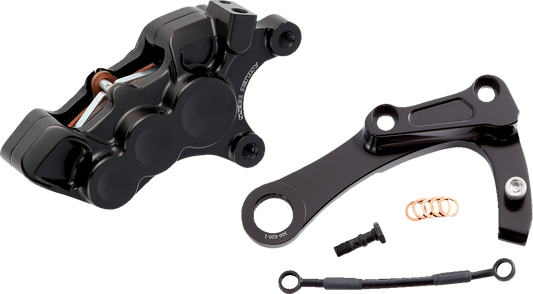 ARLEN NESS 6-Piston Caliper - Rear - Black 02-328