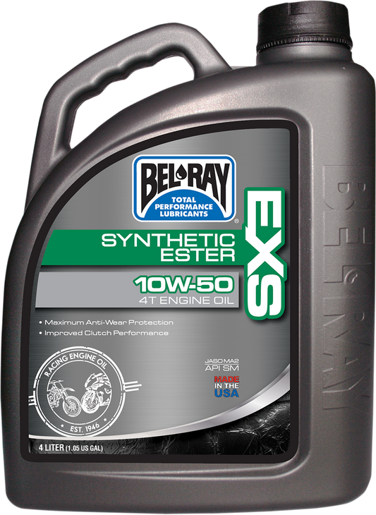 BEL-RAY EXS Synthetic 4T Oil - 10W-50 - 4L 99160-B4LW