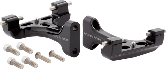 ARLEN NESS Forged Passenger Floorboard Mounts - All Black 410-032
