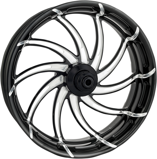PERFORMANCE MACHINE (PM) Wheel - Supra - Rear - Single Disc/with ABS - Platinum Cut* - 18x5.5 - '09+ FL 1269-7814R-SUP-BMP