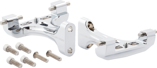 ARLEN NESS Forged Passenger Floorboard Mounts - Chrome 410-034