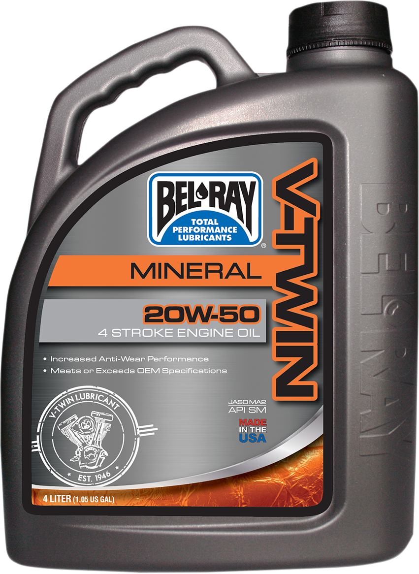 BEL-RAY V Twin Oil - 20W50 - 4L 96905-BT4