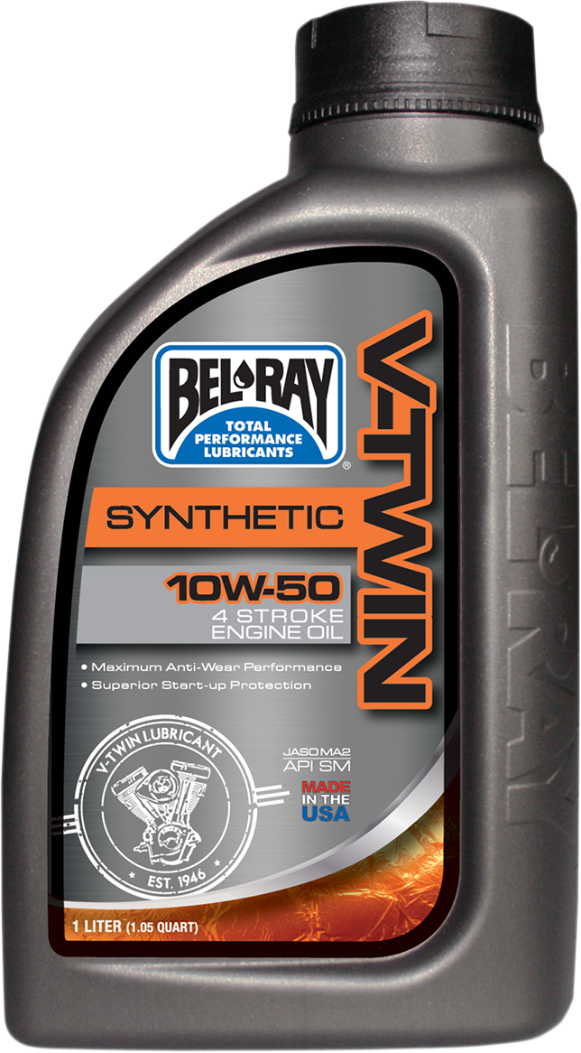 BEL-RAY V-Twin Synthetic Oil - 10W-50 - 1L 96915-BT1