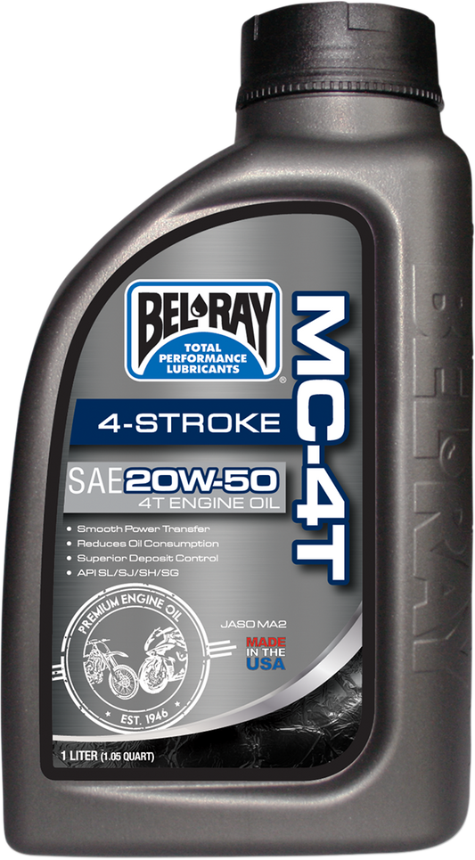 BEL-RAY MC-4T Mineral Oil - 20W-50 - 1L 99405-BT1LA