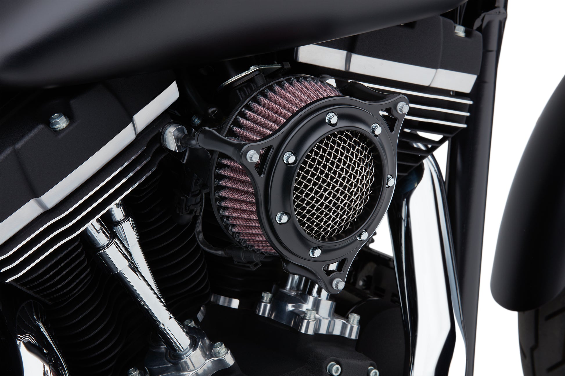Rpt Air Intake System Black / Black Softail 18 22