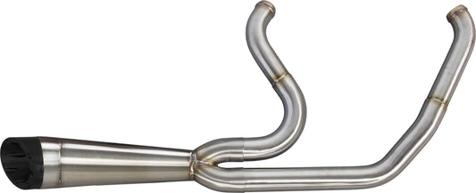 Comp S 2in1 Exhaust Softail M8 Brushed W/Turnout