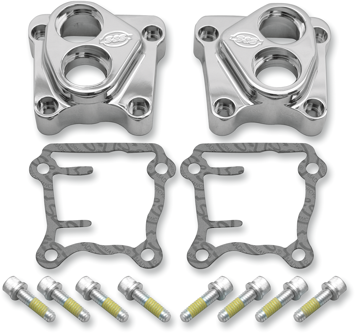 S&S CYCLE Billet Tappet Covers - Chrome - Twin Cam 106-3883