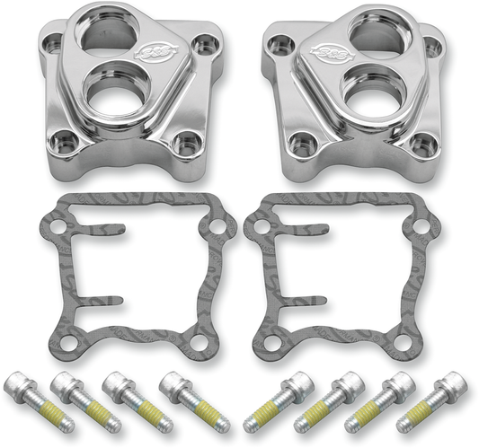 S&S CYCLE Billet Tappet Covers - Chrome - Twin Cam 106-3883