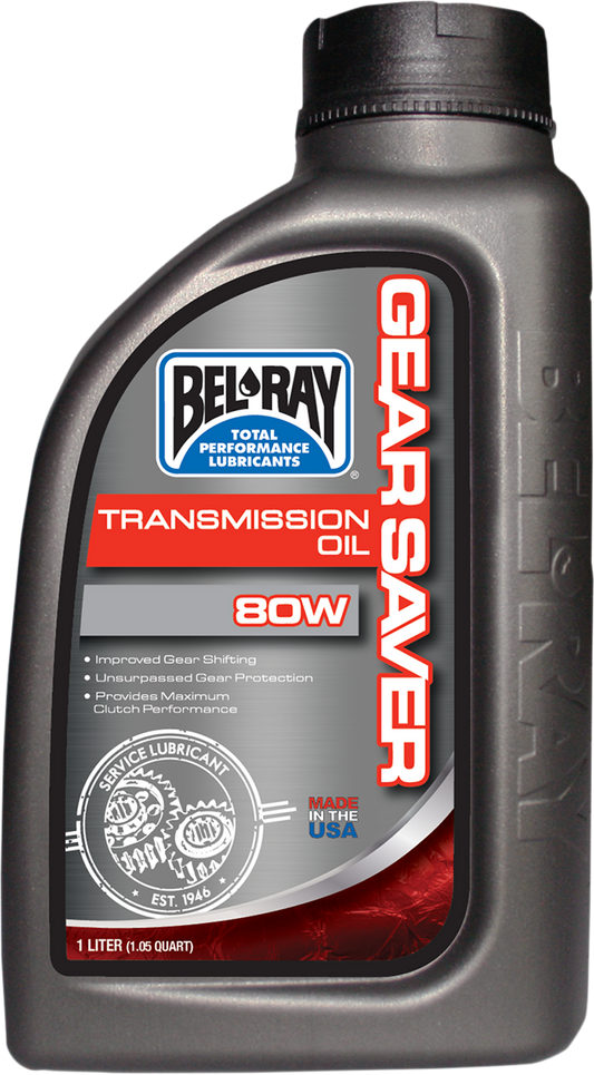 BEL-RAY Gear Saver Transmission Oil - 80wt - 1L 99250-B1LW