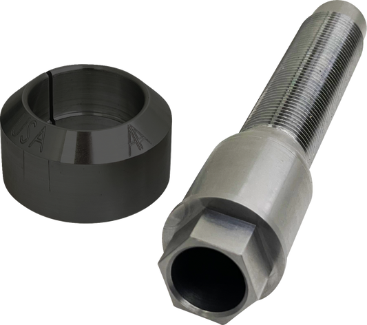 ALLOY ART Steering Stem - Upper - Black AARS-2