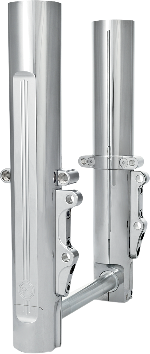 PERFORMANCE MACHINE (PM) Fork Leg Kit - Chrome - Lower - Dual Disc - '14-'20 FL 0208-2096-CH