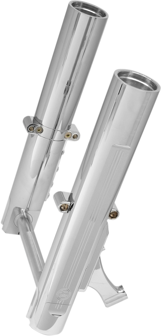 PERFORMANCE MACHINE (PM) Fork Leg Kit - Chrome - Lower - Single Disc - '14-'20 FL 0208-2099-CH
