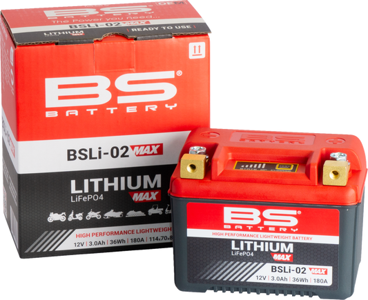 BS BATTERY Lithium Battery - BSLi-02 Max 360115