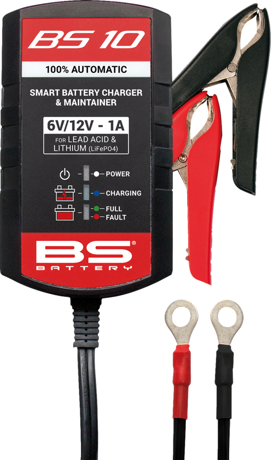 BS BATTERY Battery Charger/Maintainer - BS 10 - 6 V/12 V - 1 A 700571