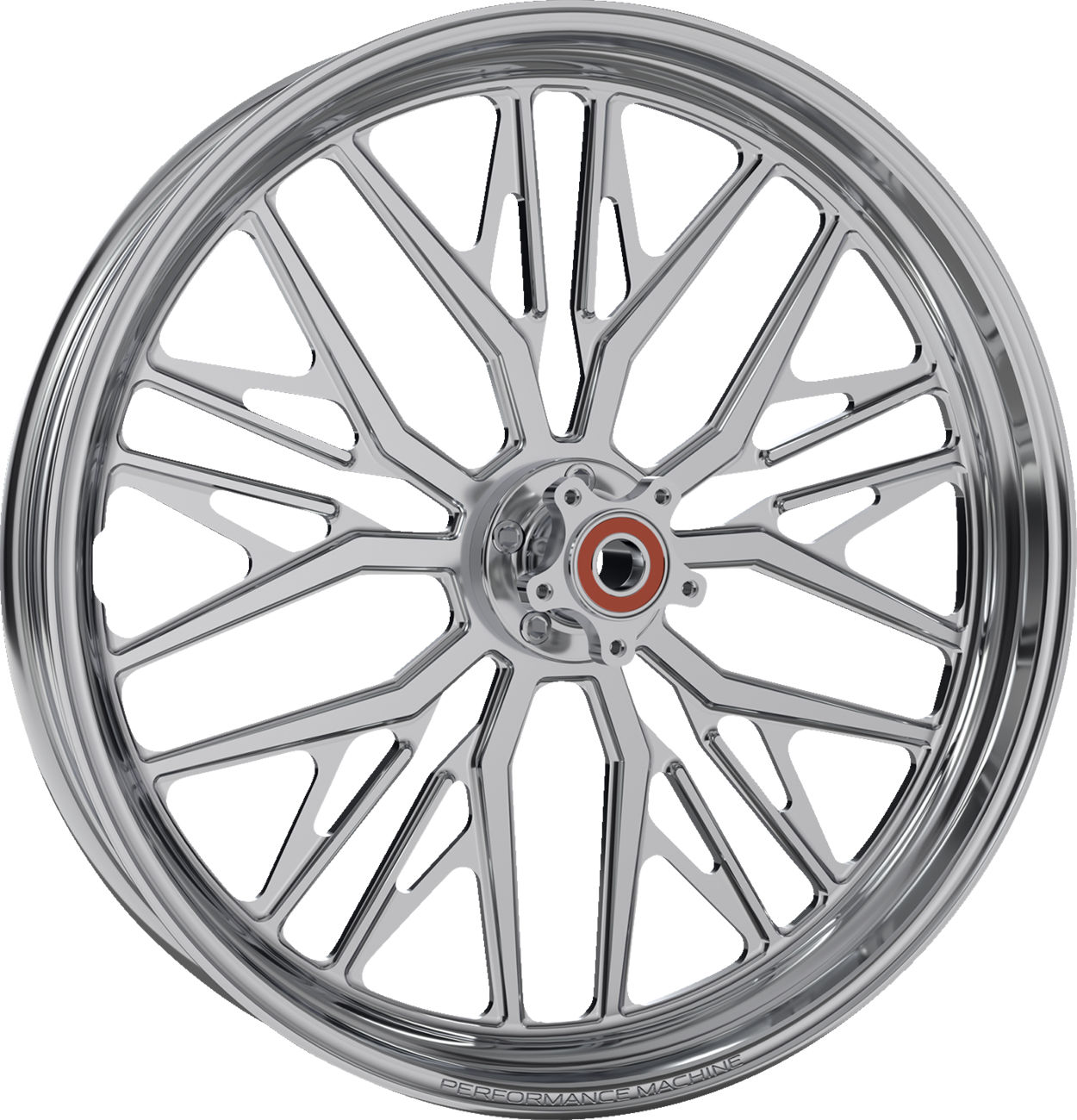 PERFORMANCE MACHINE (PM) Wheel - Nivis - Front - Dual Disc/with ABS - Chrome - 21x3.5 1204-7106R-NVSAJAPCH