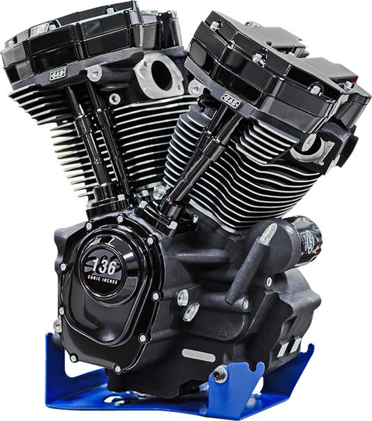 S&S CYCLE MK136 Black Edition Engine - Oil Cooled - 49 State - M8 Touring 310-1290