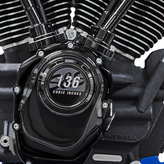S&S CYCLE MK136 Black Edition Engine - Oil Cooled - 49 State - M8 Touring 310-1290
