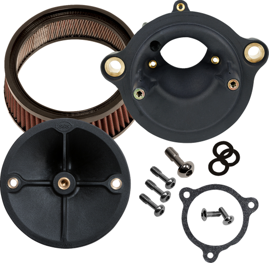 S&S CYCLE Super Stock* Stealth Air Cleaner Kit - No Cover - M8 Touring 170-0803