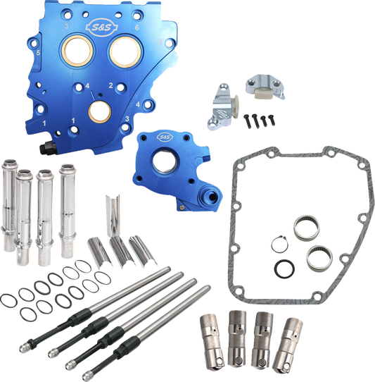 S&S CYCLE Cam Chest Kit without Cams - Chain Drive - Chrome Pushrods - Twin Cam 310-1273