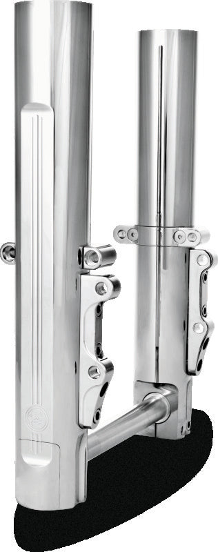 Performance Machine 14-Up FL Lower Leg Assembly - Chrome