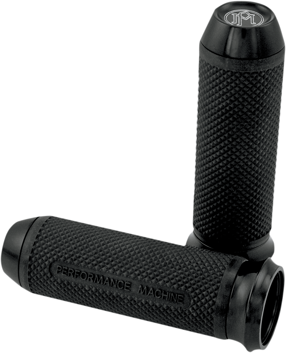 PERFORMANCE MACHINE (PM) Elite Custom Grips - Cable - Black 0063-2027-B
