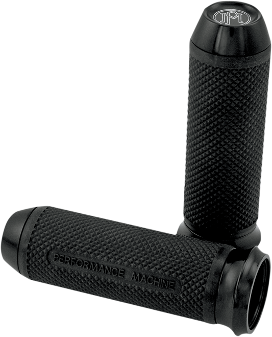 PERFORMANCE MACHINE (PM) Elite Custom Grips - Cable - Black 0063-2027-B