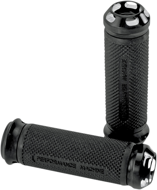 PERFORMANCE MACHINE (PM) Elite Apex Custom Grips - Cable - Black 0063-2043-BM