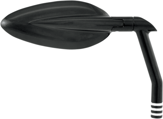 PERFORMANCE MACHINE (PM) Mirror - Vision - Blade - Side View - Teardrop - Black/Contrast Cut - Left/Right 0064-2026-BM