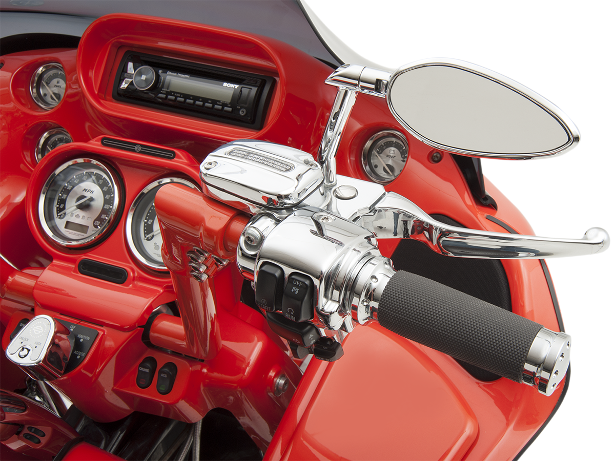 PERFORMANCE MACHINE (PM) Mirror - Vision - Blade - Side View - Teardrop - Chrome - Left/Right 0064-2026-CH
