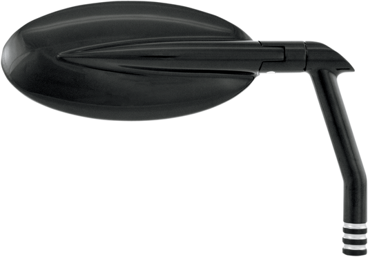 PERFORMANCE MACHINE (PM) Mirror - Vision - Side View - Oval - Black/Contrast Cut - Left/Right 0064-2029-BM