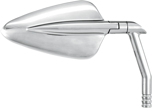 PERFORMANCE MACHINE (PM) Mirror - Vision - Arrow XL - Side View - Triangle - Chrome - Left/Right 0064-2032-CH