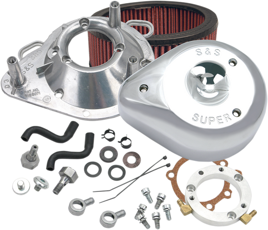 S&S CYCLE Teardrop Air Cleaner - Chrome 170-0303B