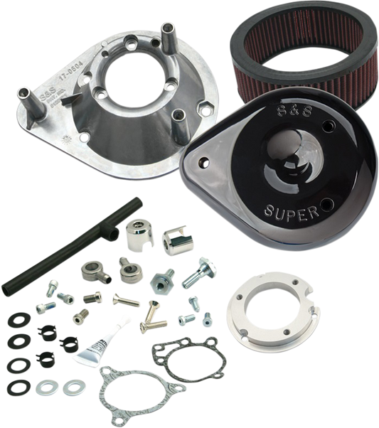 S&S CYCLE Teardrop Air Cleaner - Gloss Black 170-0312B