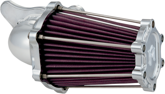 PERFORMANCE MACHINE (PM) Fast Air Intake Cleaner - Chrome 0206-2049-CH