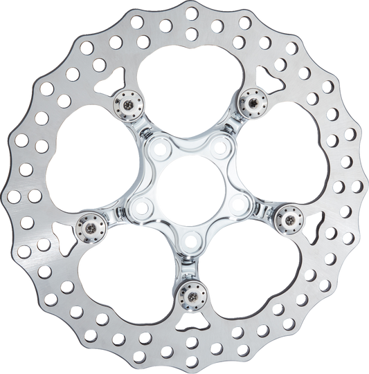 ARLEN NESS Spider Rotor - 11.8" - Chrome - Rear 300-076