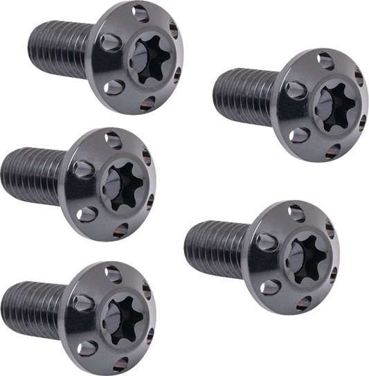 ARLEN NESS Bolt Kit - Holeshot/Brake Rotor/Rear - Hub Mount - Black - 3/8"-16 x 1" - 5 Pack 300-910