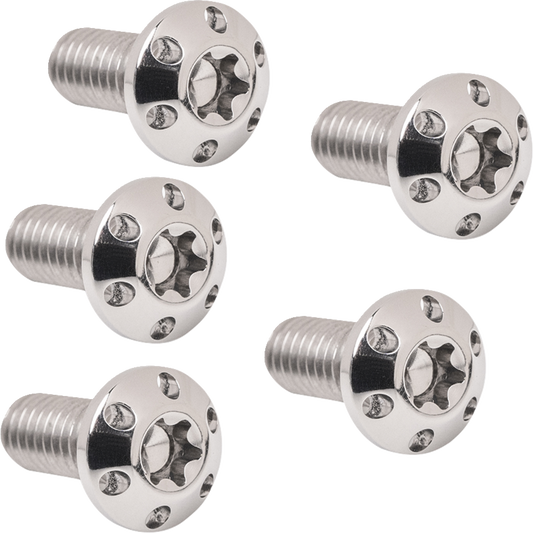 ARLEN NESS Bolt Kit - Holeshot/Brake Rotor/Rear - Hub Mount - Polished - 3/8"-16 x 1" - 5 Pack 300-909