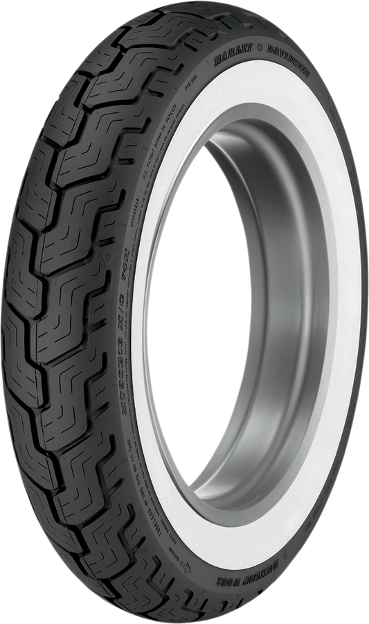 DUNLOP Tire - D402 - Rear - MT90-16 - Wide Whitewall - 74H 45006807