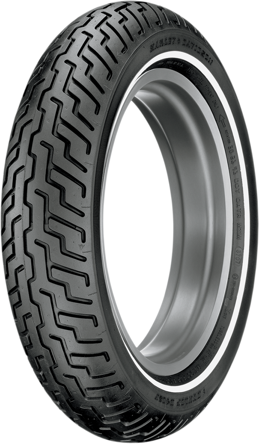 DUNLOP Tire - D402 - Front - MT90-16 - Narrow Whitewall - 72H 45006655