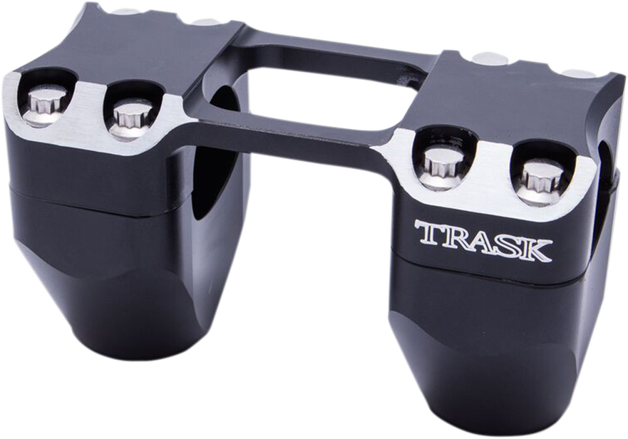 TRASK Assault Handlebar Risers - 2" x 1-1/4" - Black TM-8601-2RC