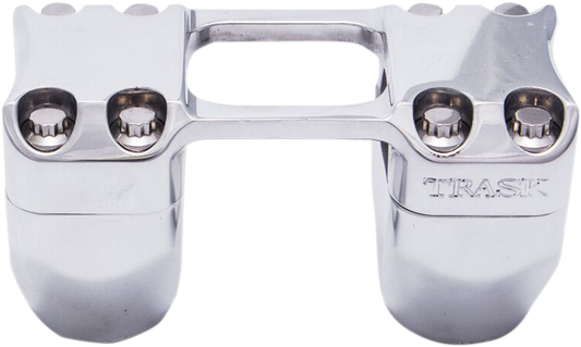 TRASK Assault Handlebar Risers - 2" x 1-1/4" - Chrome TM-8601-2CH