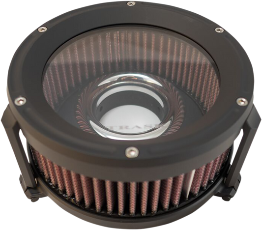 TRASK Assault Charge High-Flow Air Cleaner - Flat Black TM-1021BK