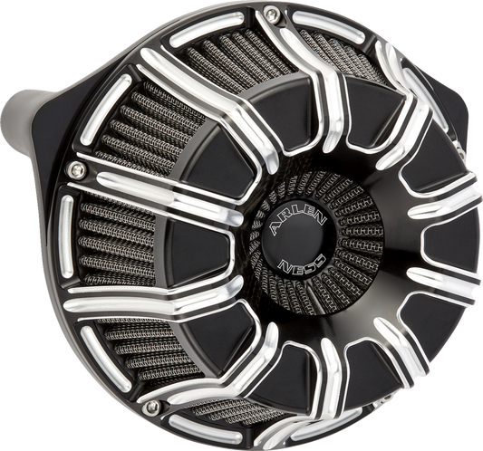ARLEN NESS Inverted Series Air Cleaner Kit - 10-Gauge - Black 600-221
