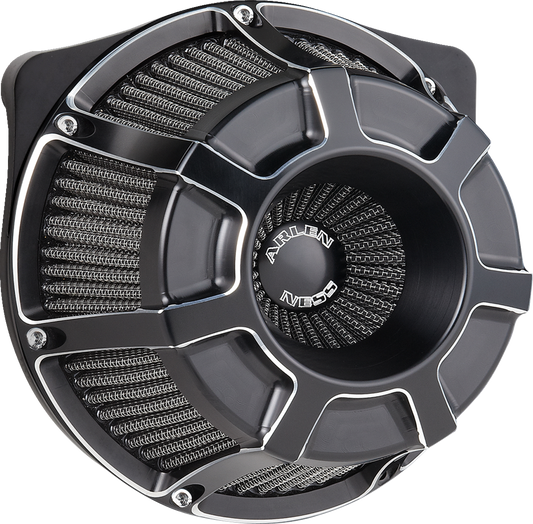 ARLEN NESS Inverted Series Air Cleaner Kit - Beveled - Black 600-225