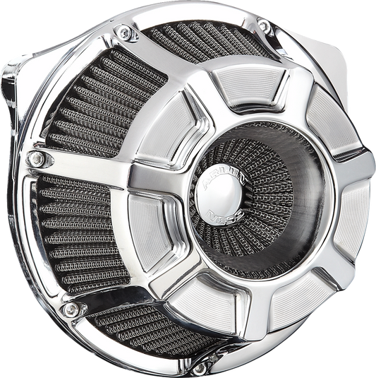 ARLEN NESS Inverted Series Air Cleaner Kit - Beveled - Chrome 600-226