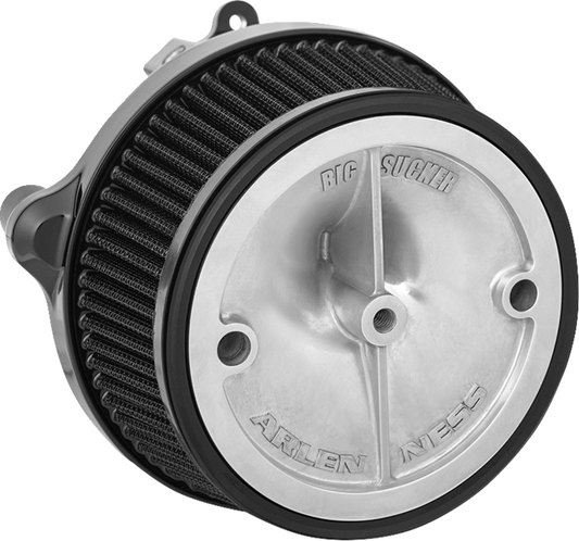 ARLEN NESS Big Sucker* Stage 1 Air Cleaner Kit with Cover - Smooth - Wrinkle Black 600-303
